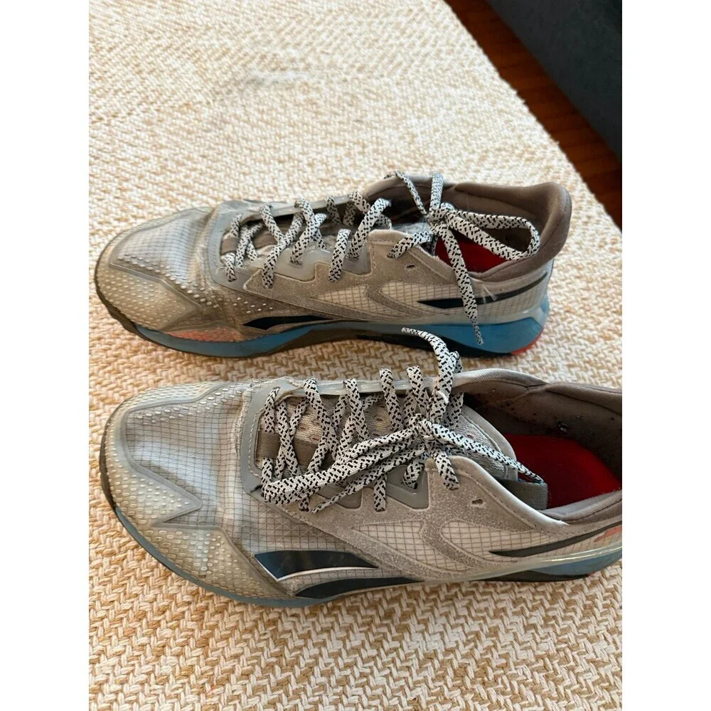 Reebok Cross Training Shoes – Gray/Blue – Men’s 9.5